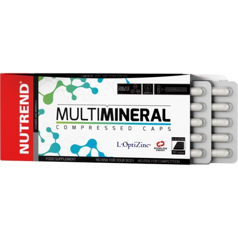 Nutrend Multimineral Compressed Caps - 60 cps