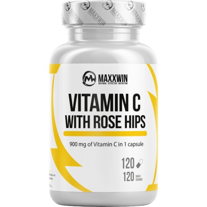 MaxxWin Vitamin C 1000 With Rose Hips 120 cps