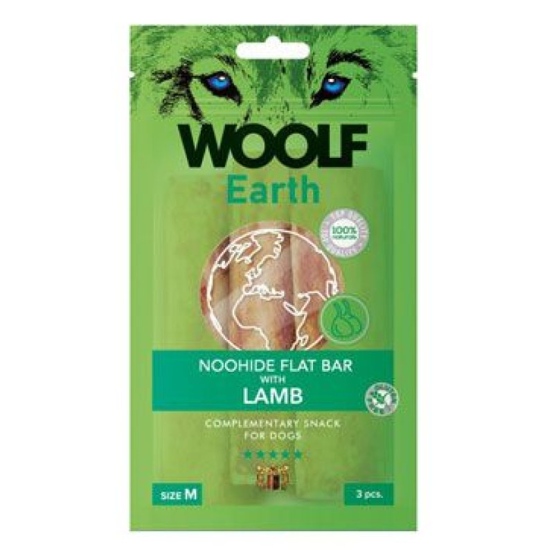 Woolf pochoutka Earth NOOHIDE M Lamb 90 g