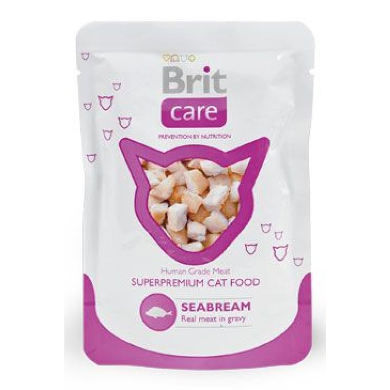 Brit Care Cat kapsa Seabream Pouch 80 g