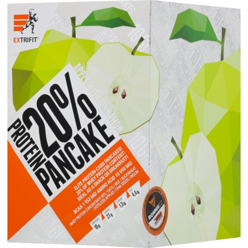 Extrifit Protein Pancake 20 % - 10x 50 g, banán-čoko