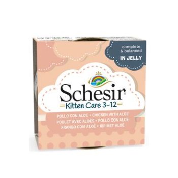 Schesir Cat konz. Kitten kuře/aloe v želé 85 g