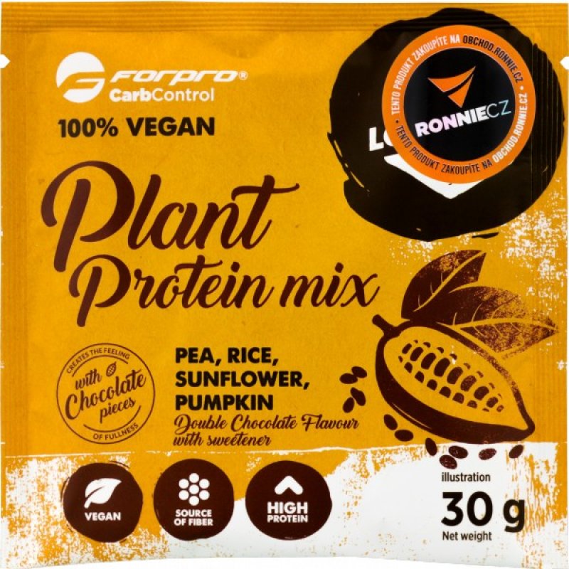 Veganský protein ForPro® - 30 g, malina