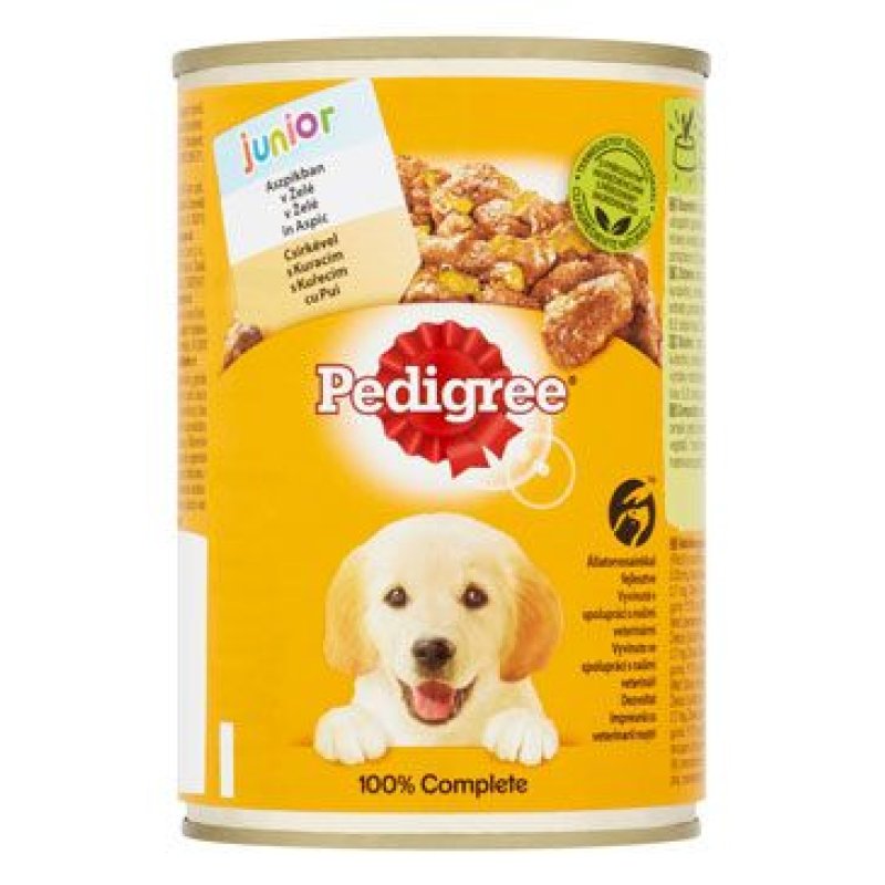 Pedigree konzerva Junior kuřecí v želé 400 g