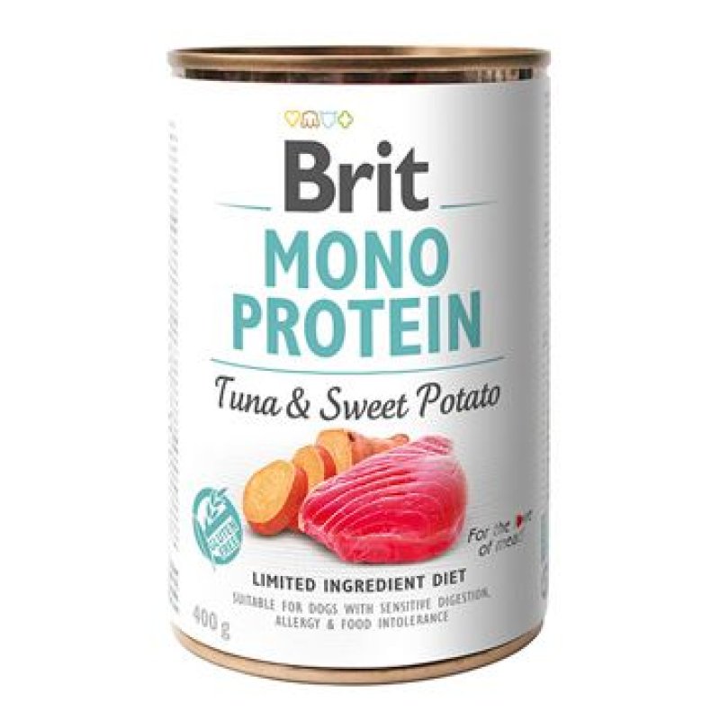 Brit Dog konz Mono Protein Tuna & Sweet Potato 400 g