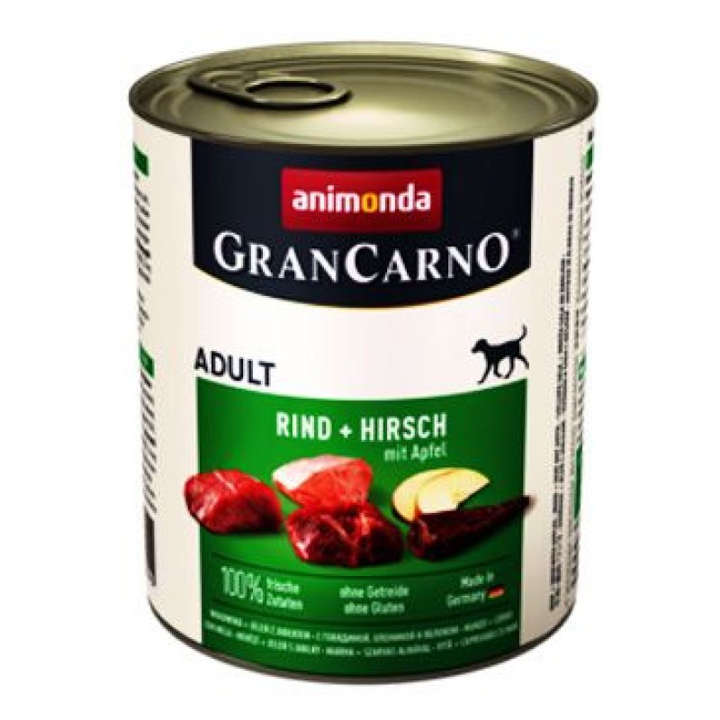 Animonda pes GRANCARNO konz. ADULT jelen/jablko 800 g