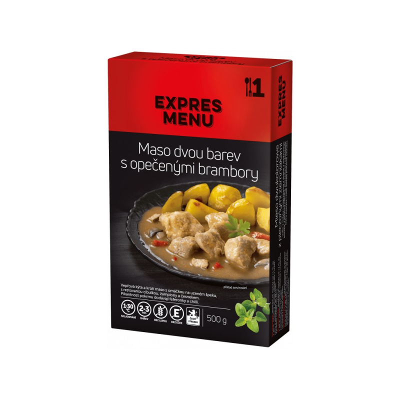 EXPRES MENU KM Maso dvou barev s opečenými brambory 500 g