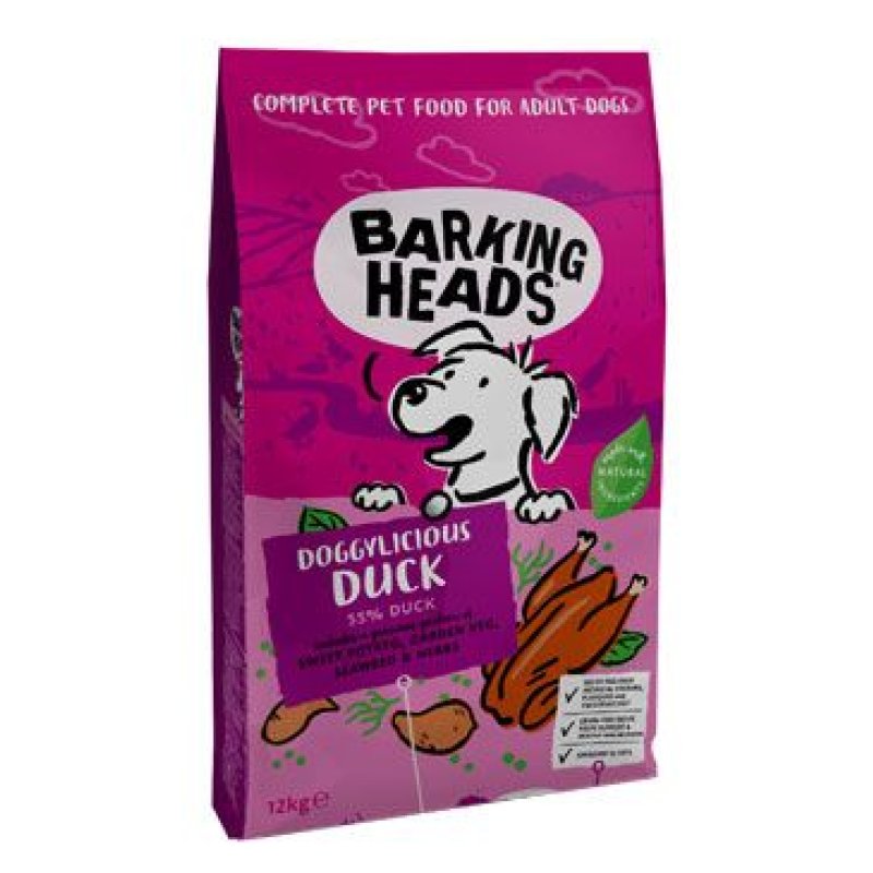 BARKING HEADS Doggylicious Duck 12 kg