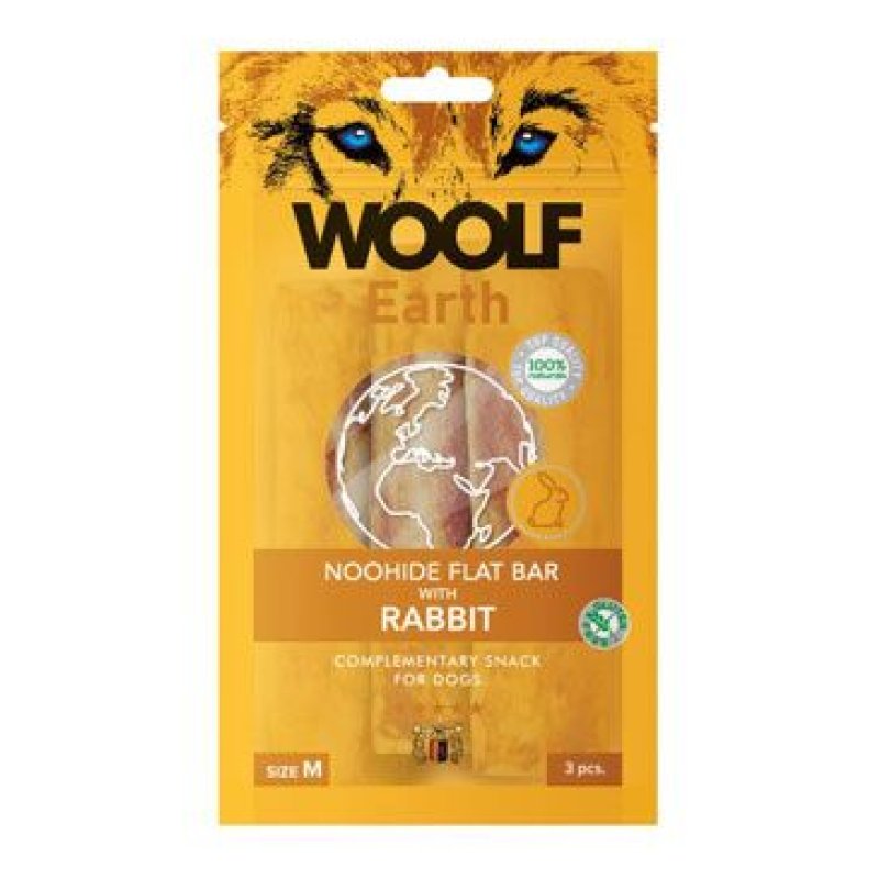 Woolf pochoutka Earth NOOHIDE M Rabbit 90 g