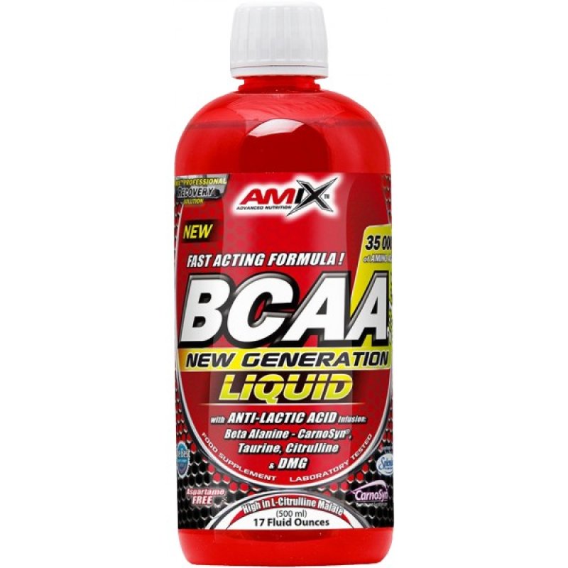 Amix BCAA New Generation Liquid - 500 ml, ovocný punč