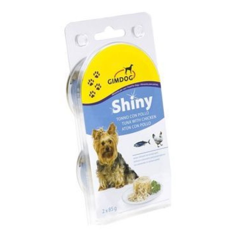 Gimdog ShinyDog tuňák/kuře 2 x 85 g