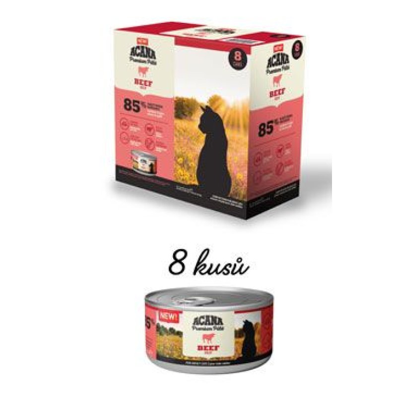 Acana Cat Paté Beef 8 x 85 g