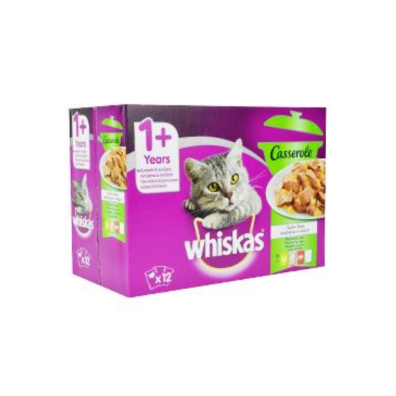 Whiskas kapsa Casserole mix v želé výběr 12 x 85 g