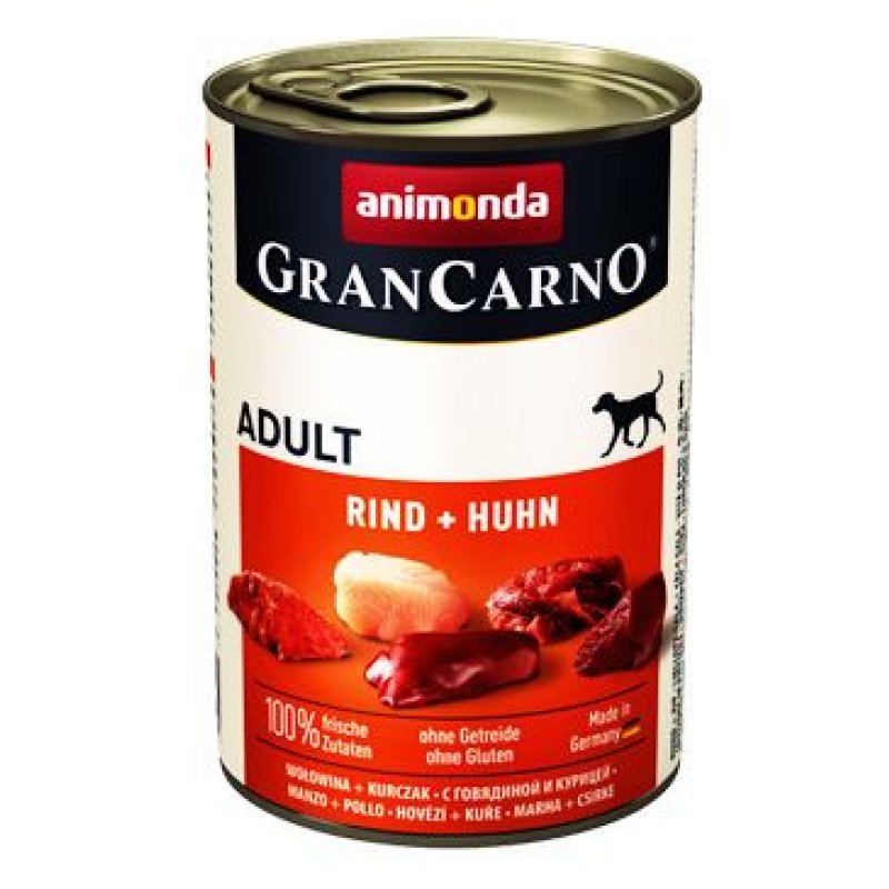 Animonda pes GRANCARNO konz. ADULT hovězí/kuřecí 400 g