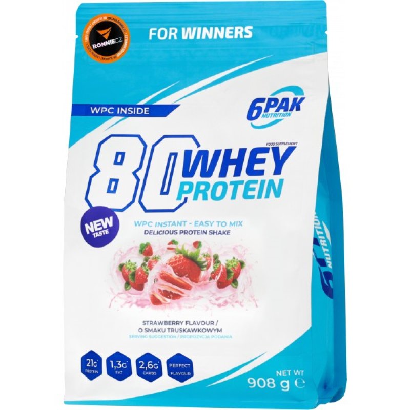 6Pak Nutrition Whey Protein 80 - 908 g, banán