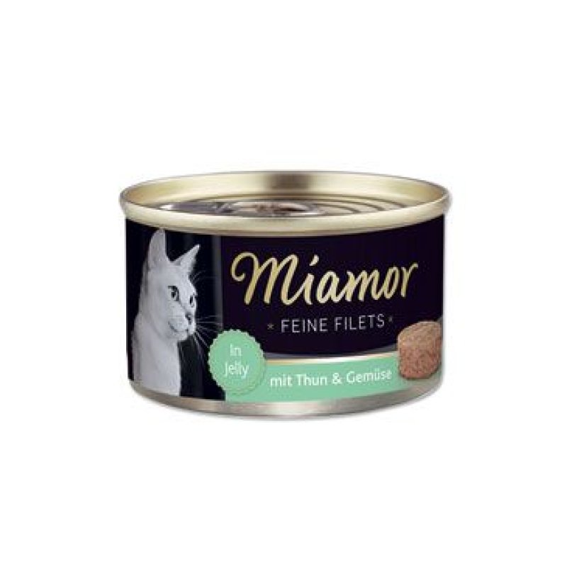 Miamor Cat Filet konzerva tuňák+zelenina v želé 100 g