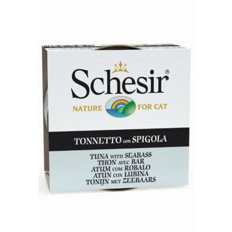 Schesir Cat konz. Adult tuňák/moř. okoun 85 g