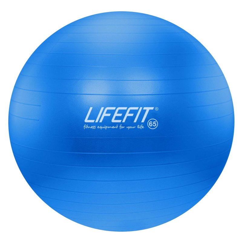 Gymnastický míč LIFEFIT® ANTI-BURST 65 cm, modrý