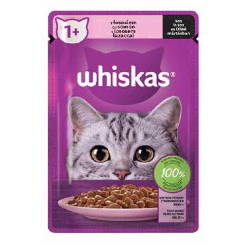 Whiskas kaps. Core losos ve šťávě 85 g