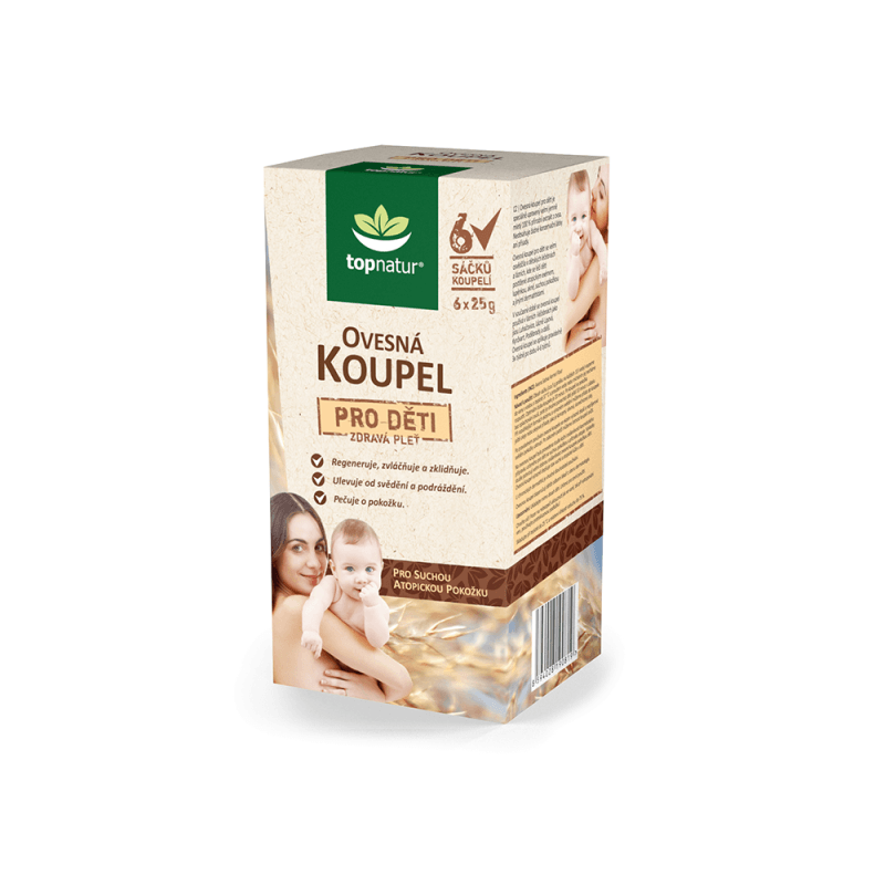 Topnatur Ovesná koupel pro děti 6x25 g