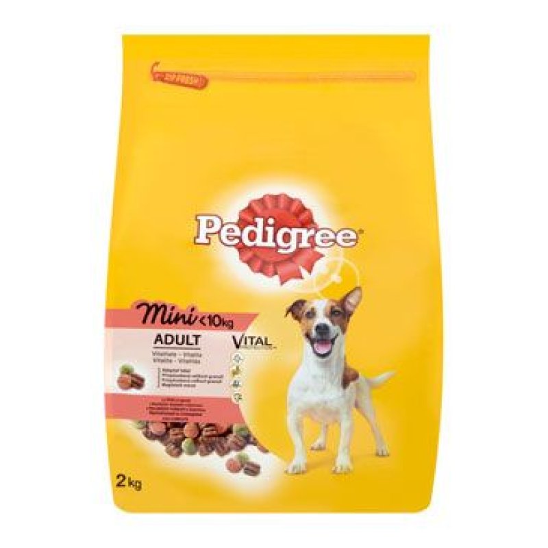 Pedigree Dry Mini s hovězím a drůbežím 2 kg