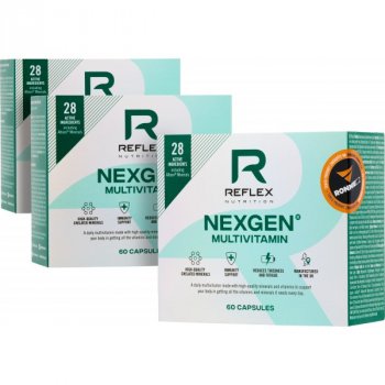 Reflex Nutrition Nexgen Multivitamin - akce 2+1 (180 cps)