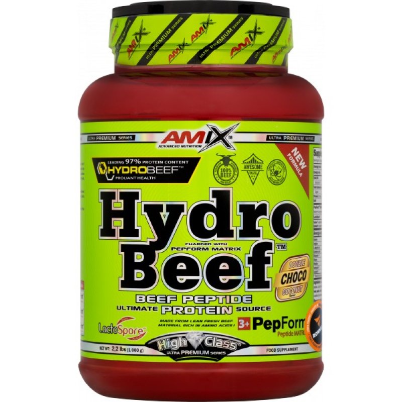 Amix HydroBeef - 1000 g, čoko-kokos