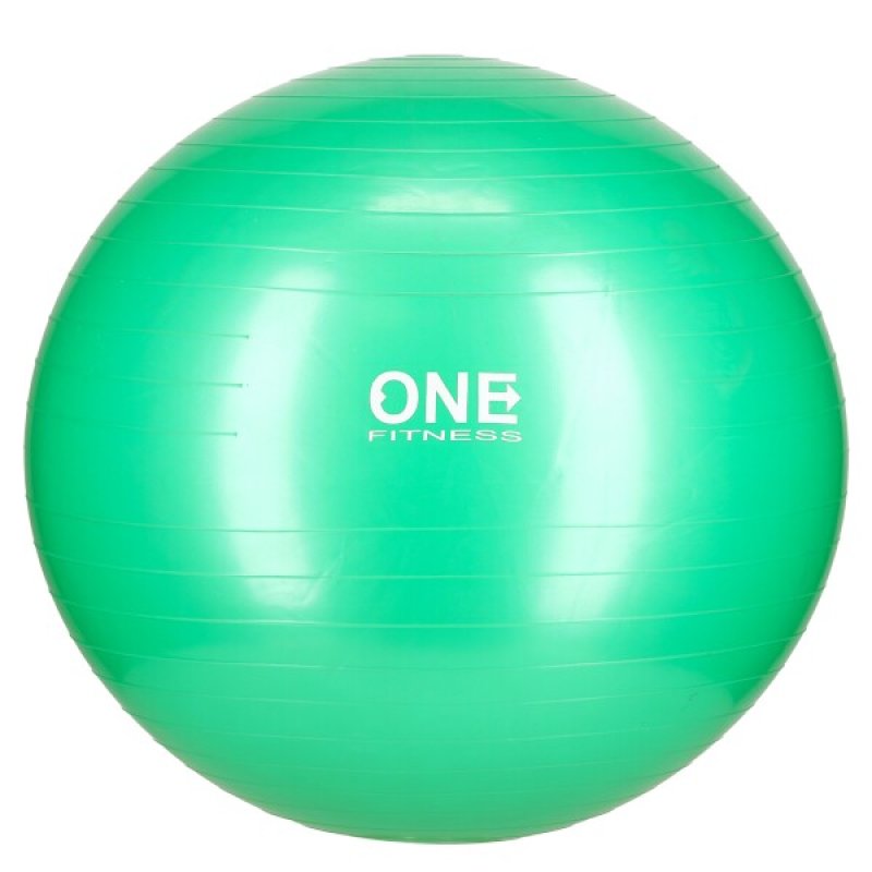 Gymnastický míč ONE Fitness Gym Ball 10 zelený, 65 cm