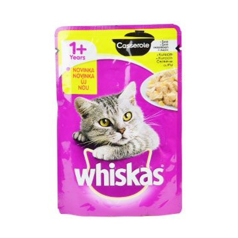 Whiskas kapsa Casserole kuřecí v želé 85 g