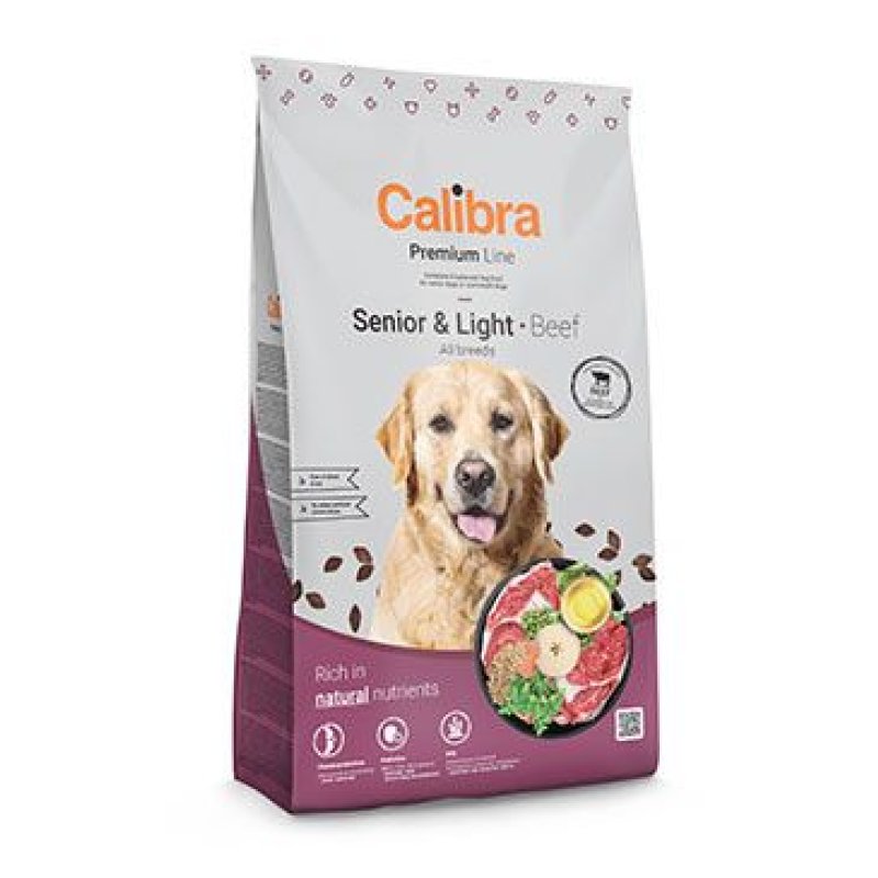 Calibra Dog Premium Line Senior&Light Beef 12 kg