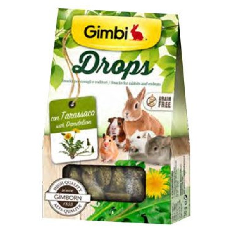 Gimbi Drops pro hlodavce s pampeliškou 50 g