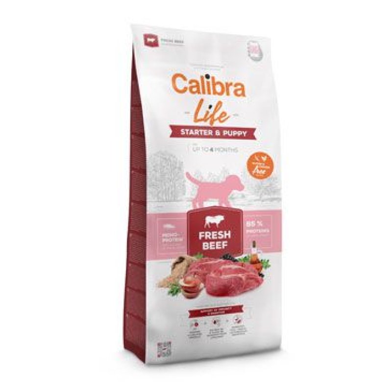 Calibra Dog Life Starter & Puppy Fresh Beef 2,5 kg