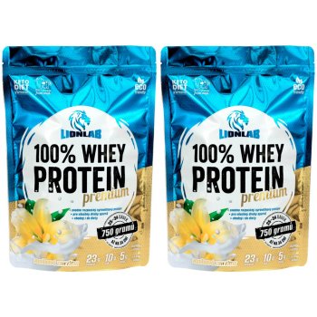 KETODIET Lionlab 100 % Whey Protein 750 g - 1+1