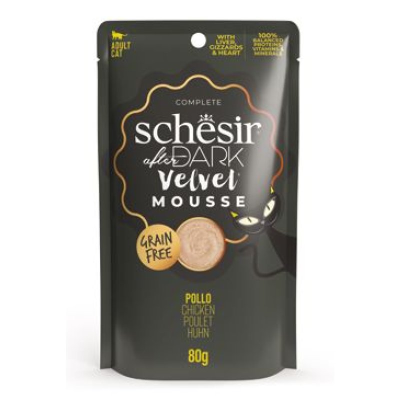 Schesir Cat kapsa After Dark Velvet Mousse kuře 80 g