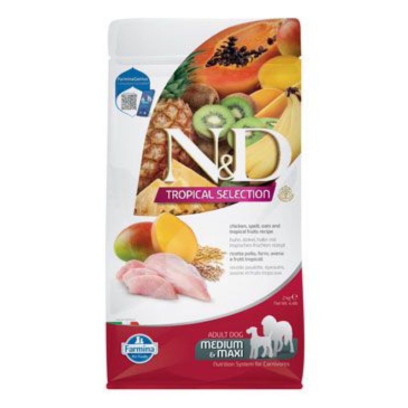 N&D TROPICAL SELECTION DOG Adult M/L Chicken 2 kg