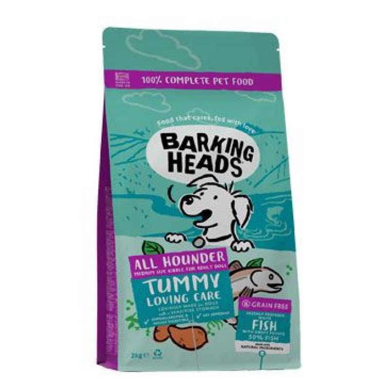 BARKING HEADS All Hounder Tummy Lovin' Care Fish 2 kg