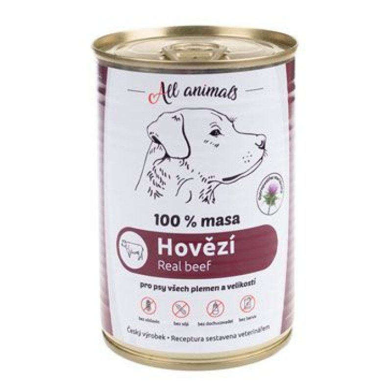 All Animals DOG hovězí mleté 400 g