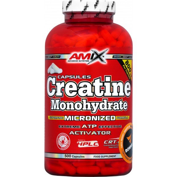 Amix Creatine Monohydrate Caps 500 Cps Oříškářcz 6369