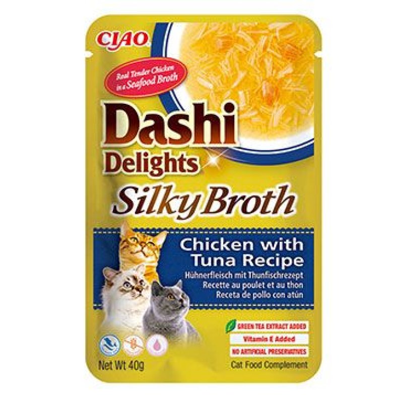 Churu Cat Dashi Delights Silky Broth Chicken&Tuna 40 g