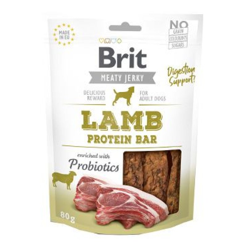 Brit Jerky Lamb Protein Bar 80 g