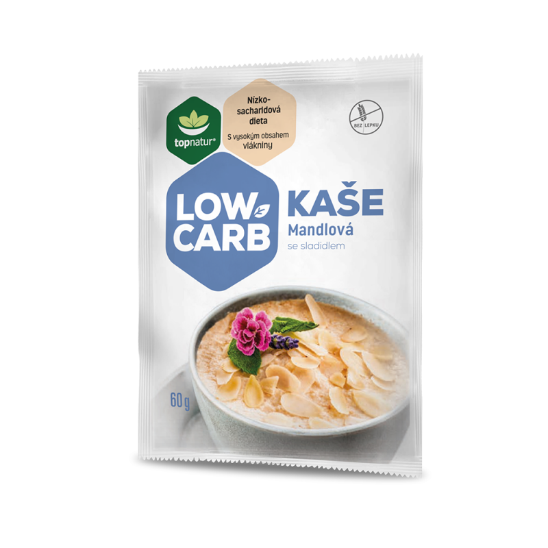 Topnatur LOW CARB kaše Mandlová 60 g