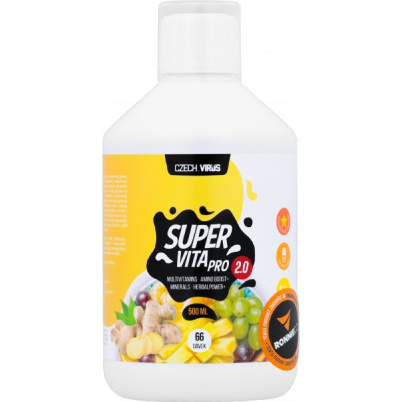 Czech Virus SuperVita Pro 2.0 - 500 ml, pomeranč