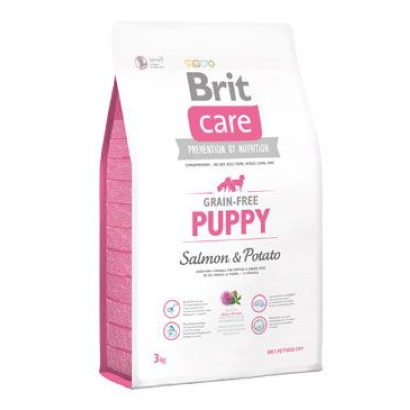 Brit Care Dog Grain-free Puppy Salmon & Potato 3 kg