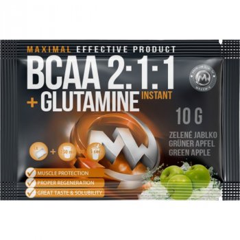 MaxxWin BCAA + Glutamine - 10 g, malina