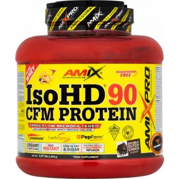 Amix IsoHD 90 CFM Protein - 1800 g, dvojitá čokoláda