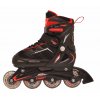 Chlapecké brusle 2v1 TRULY® TWIX BOY, vel. L (38-41), černo-červené