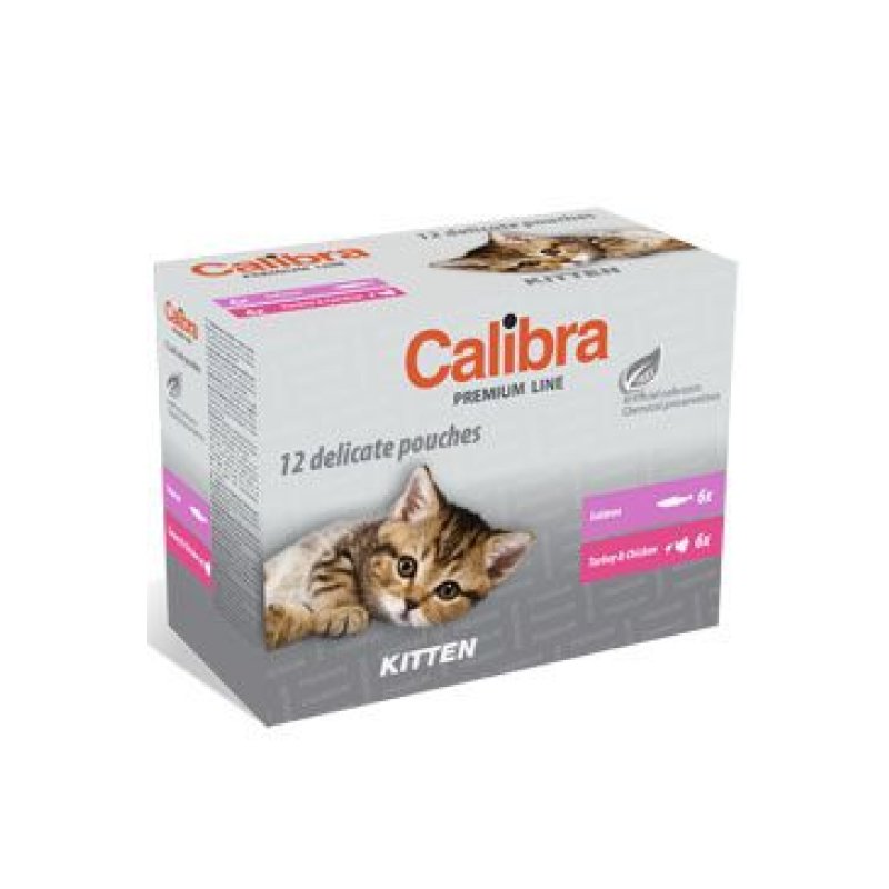 Calibra Cat kapsa Premium Kitten multipack 12 x 100 g