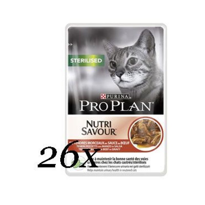 ProPlan Cat kaps. Steriliz. hovězí 26 x 85 g