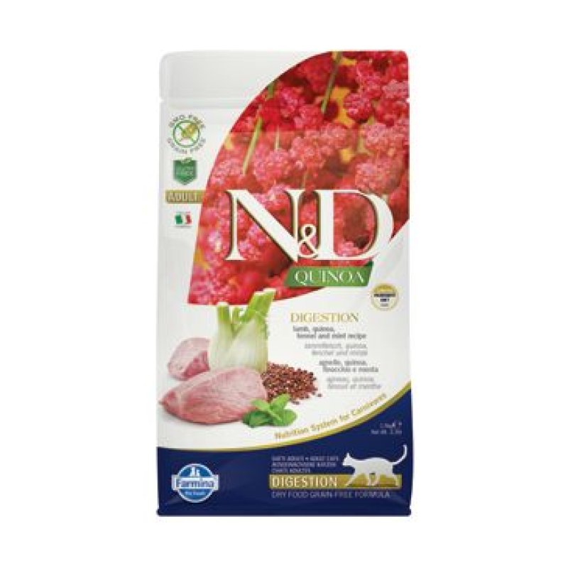 N&D Quinoa CAT Digestion Lamb & Fennel 1,5 kg