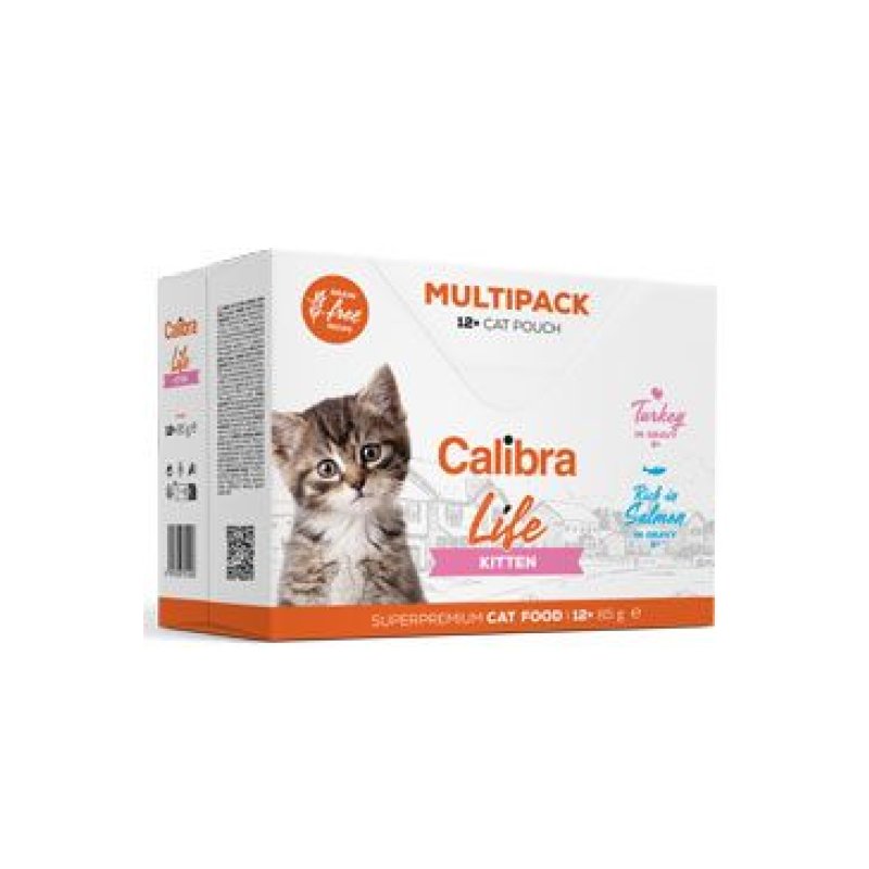 Calibra Cat Life kapsa Kitten Multipack 12 x 85 g